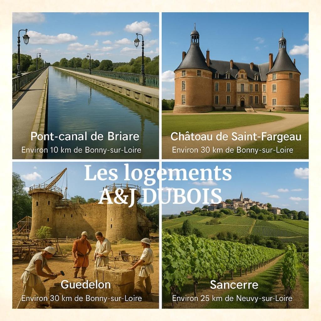 A&J Family - Neuvy Sur Loire - Guedelon Villa Eksteriør billede